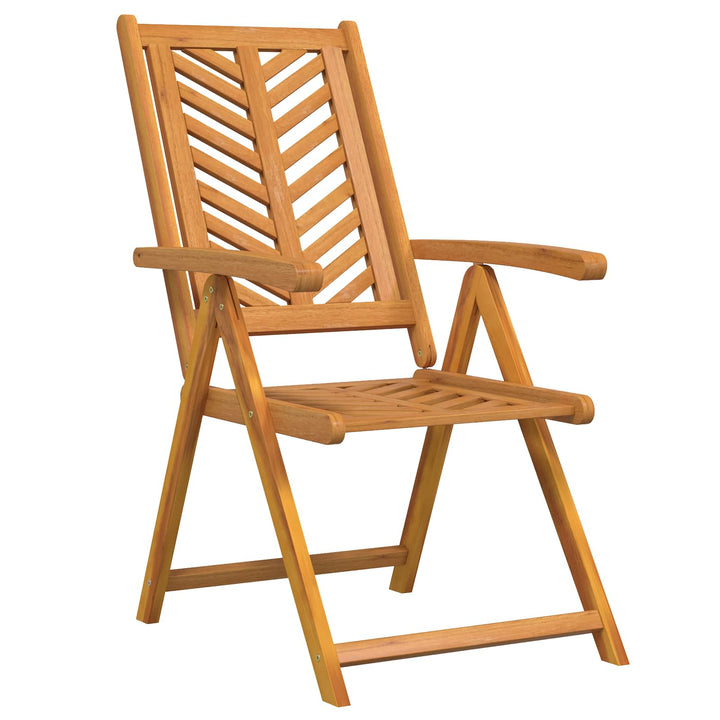 Trädgård Stol 6 Pcs Brun 57 X 72 X 109 Cm Massivt Akaciaträ