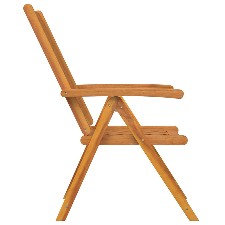 Trädgård Stol 6 Pcs Brun 57 X 72 X 109 Cm Massivt Akaciaträ