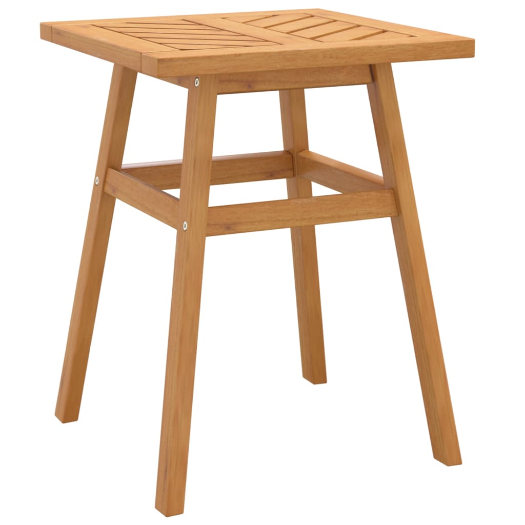 Sidobord 45X45X60 Cm Massivt Akaciaträ