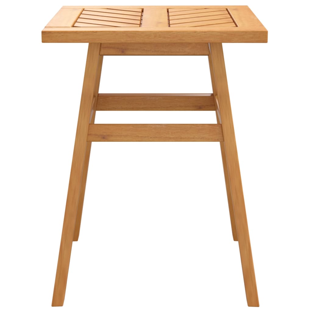 Sidobord 45X45X60 Cm Massivt Akaciaträ