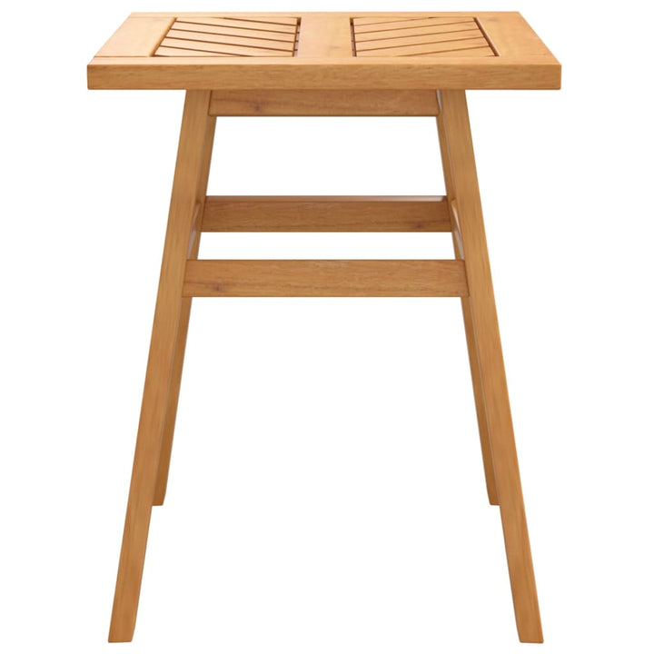 Sidobord 45X45X60 Cm Massivt Akaciaträ