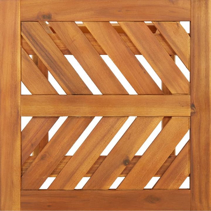Sidobord 45X45X60 Cm Massivt Akaciaträ