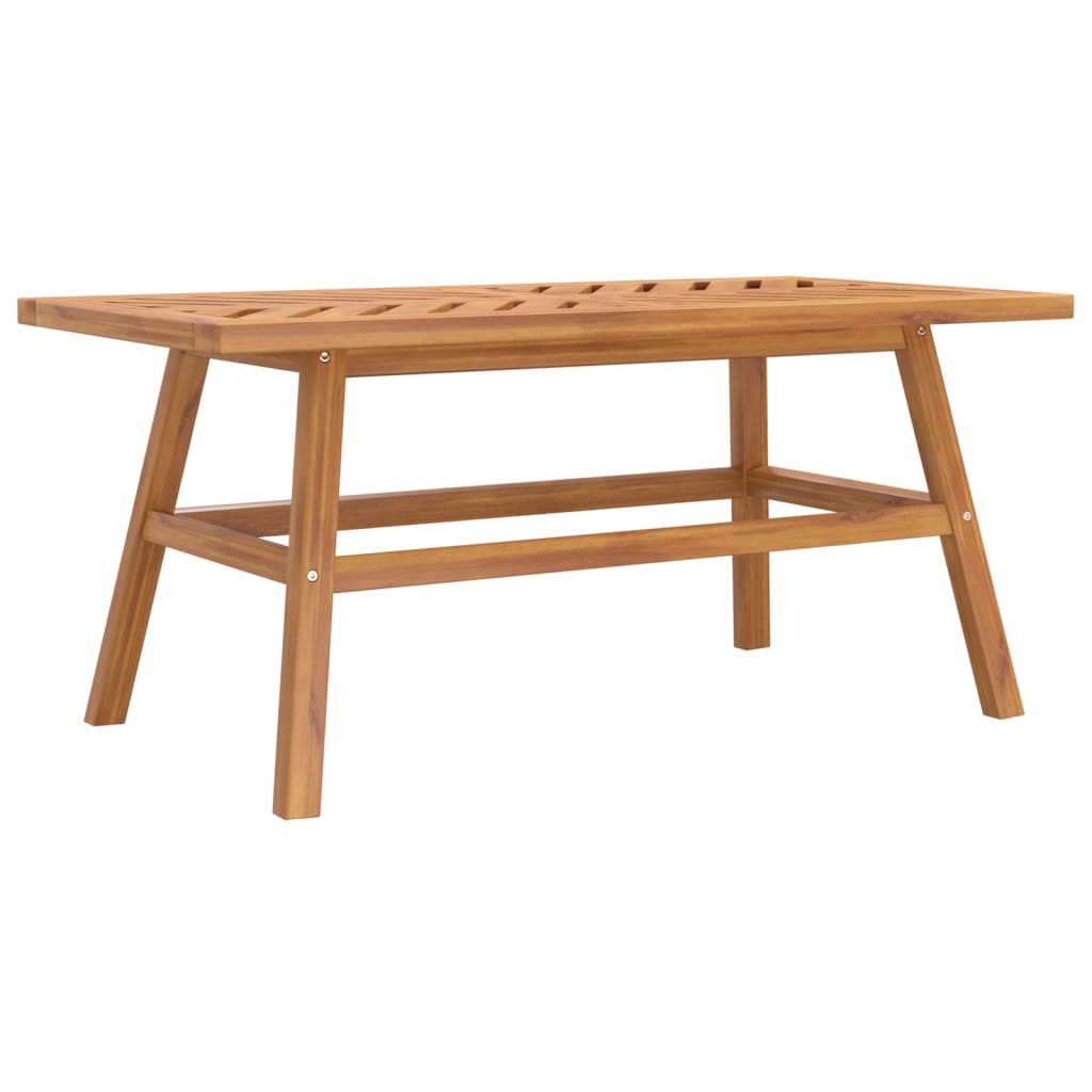 Soffbord 100X50X45 Cm Massivt Akaciaträ