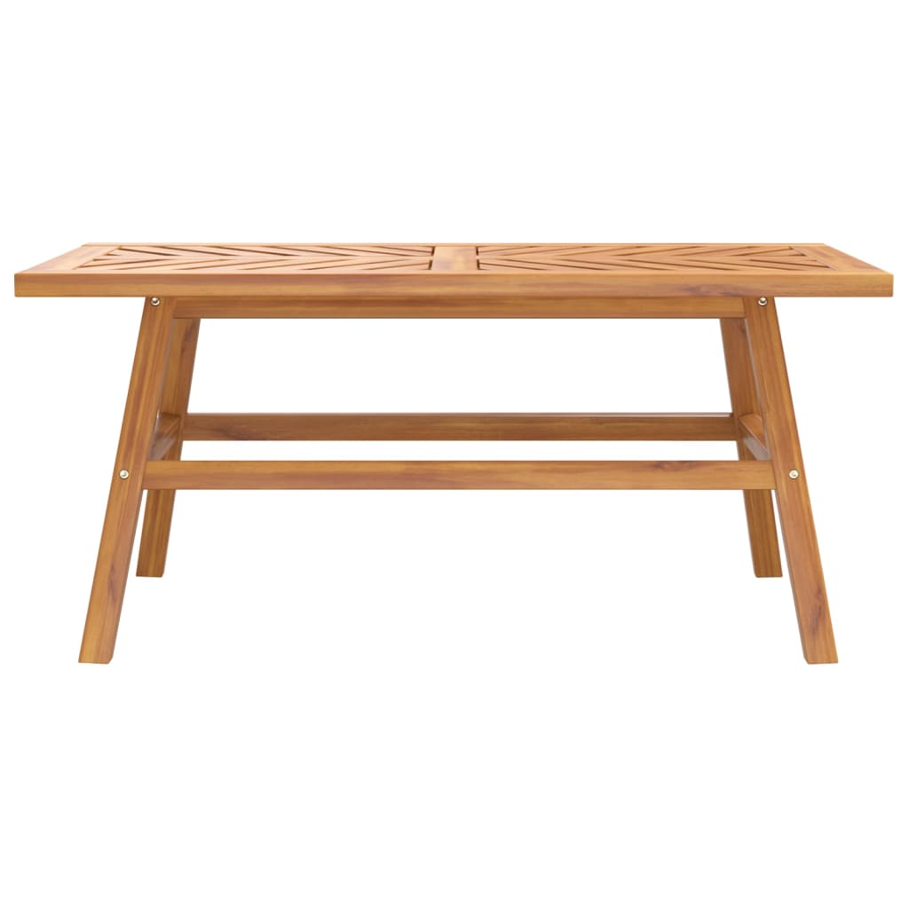 Soffbord 100X50X45 Cm Massivt Akaciaträ