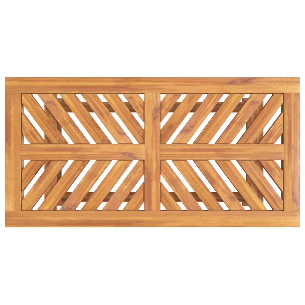 Soffbord 100X50X45 Cm Massivt Akaciaträ