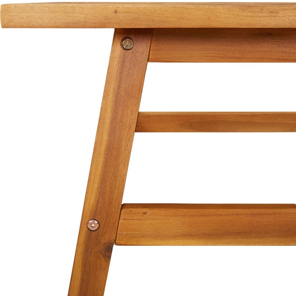 Soffbord 100X50X45 Cm Massivt Akaciaträ