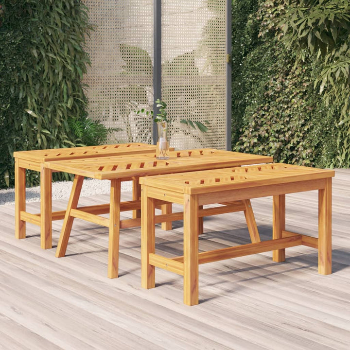 Soffbord 100X50X45 Cm Massivt Akaciaträ