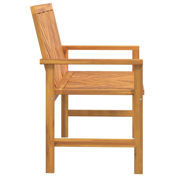 Trädgårdsbänk 109 Cm Massivt Akaciaträ