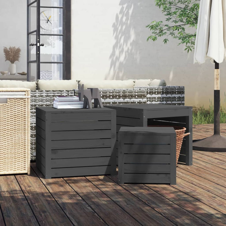 Dynbox 101X50,5X46,5 Cm Massiv Furu