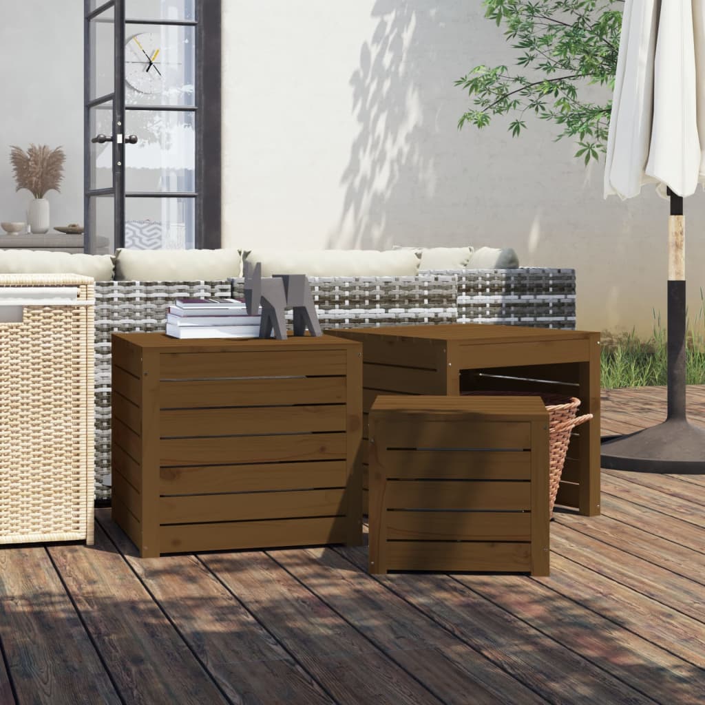 Dynbox 101X50,5X46,5 Cm Massiv Furu