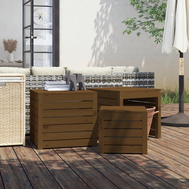 Dynbox 101X50,5X46,5 Cm Massiv Furu