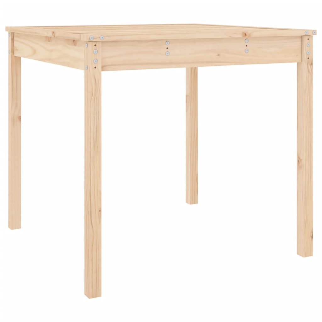 Trädgårdsbord 82,5X82,5X76 Cm Massiv Furu