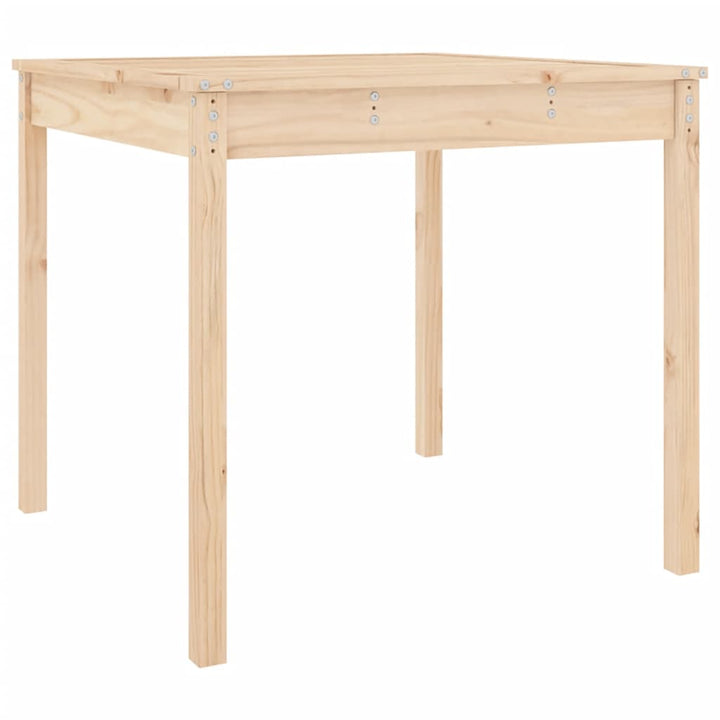 Trädgårdsbord 82,5X82,5X76 Cm Massiv Furu