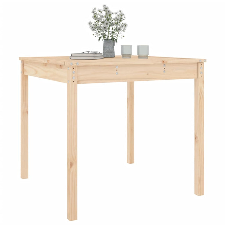 Trädgårdsbord 82,5X82,5X76 Cm Massiv Furu