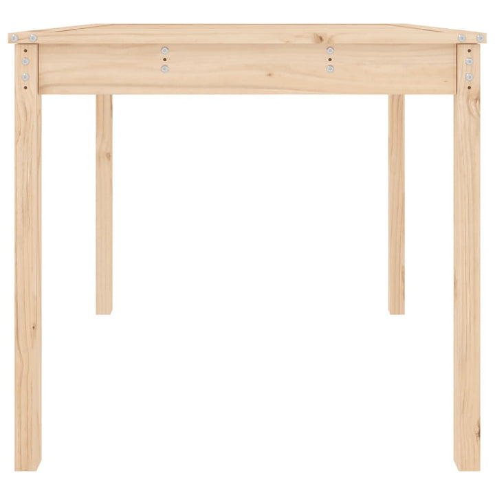 Trädgårdsbord 82,5X82,5X76 Cm Massiv Furu