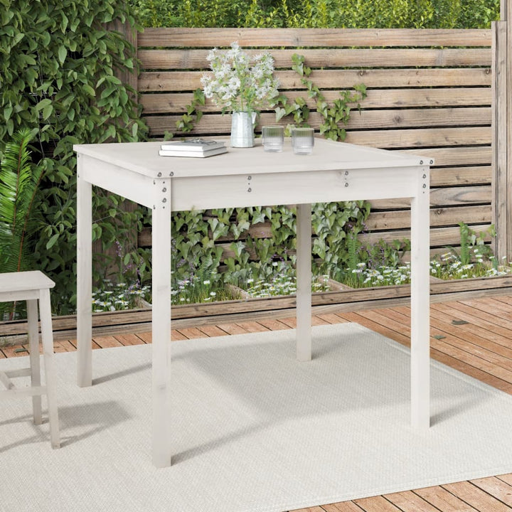 Trädgårdsbord 82,5X82,5X76 Cm Massiv Furu