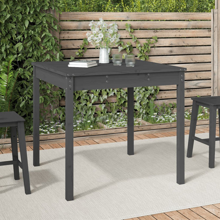 Trädgårdsbord 82,5X82,5X76 Cm Massiv Furu