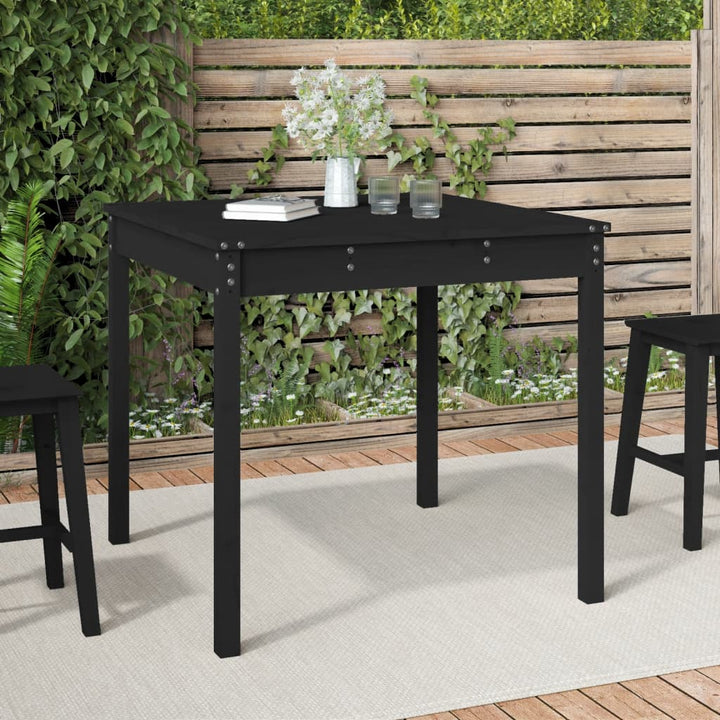 Trädgårdsbord 82,5X82,5X76 Cm Massiv Furu