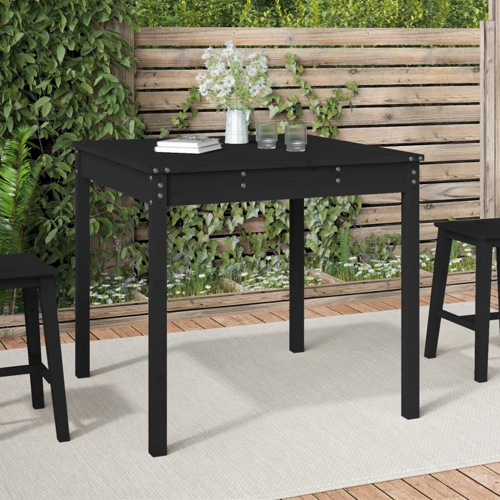 Trädgårdsbord 82,5X82,5X76 Cm Massiv Furu