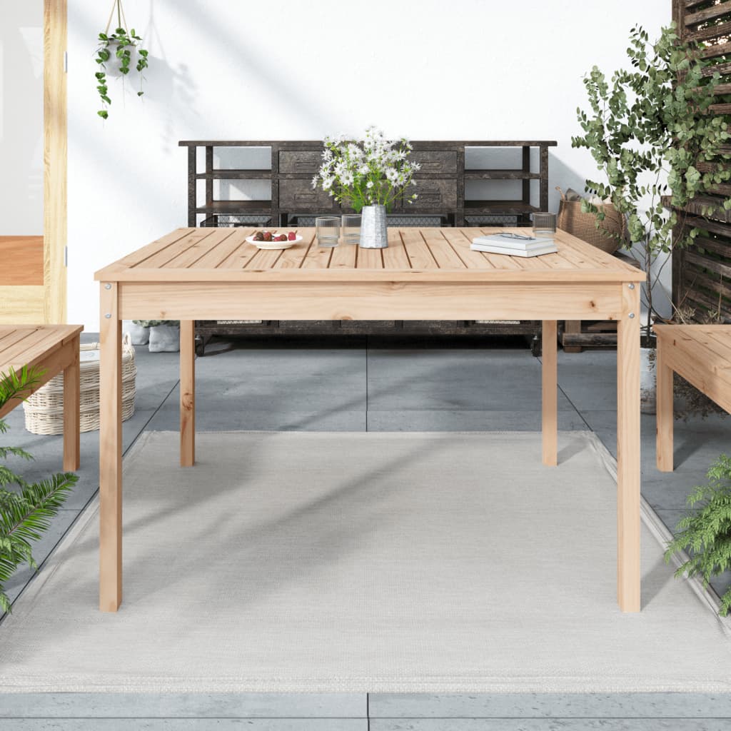 Trädgårdsbord 82,5X82,5X76 Cm Massiv Furu