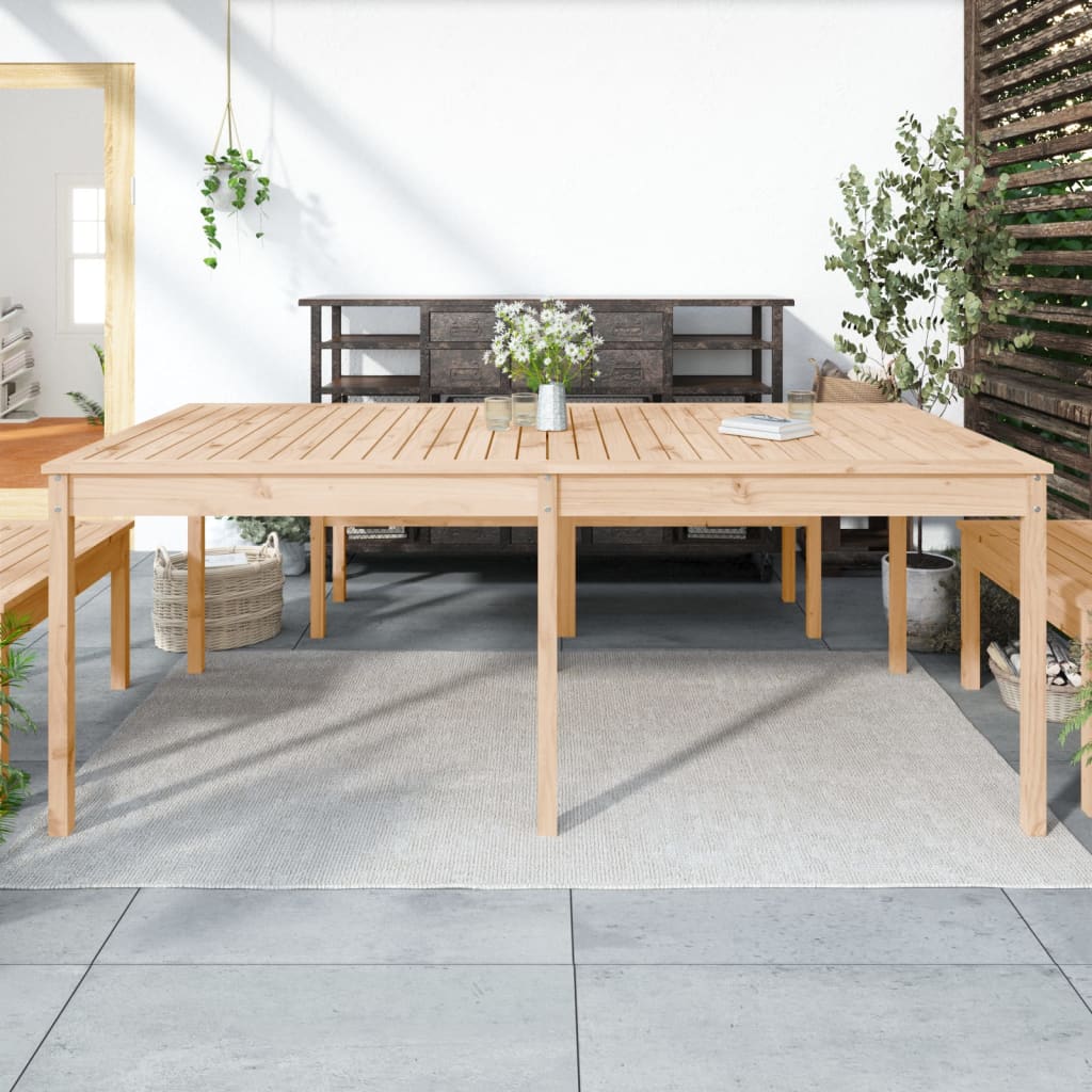 Trädgårdsbord 82,5X82,5X76 Cm Massiv Furu