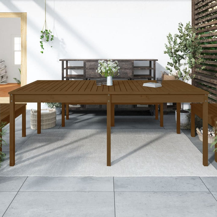 Trädgårdsbord 82,5X82,5X76 Cm Massiv Furu