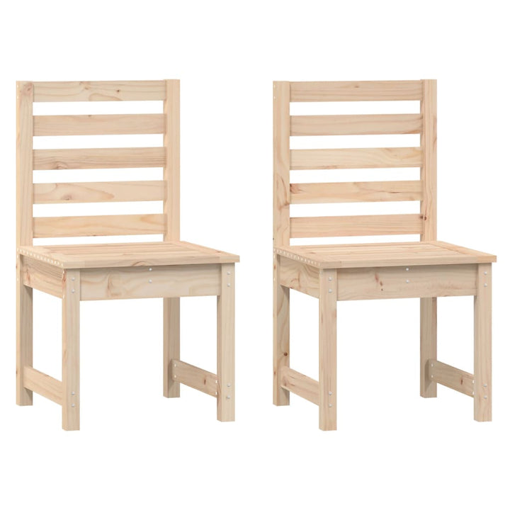 Trädgårdsstolar 2 St 50X48X91,5 Cm Massiv Furu