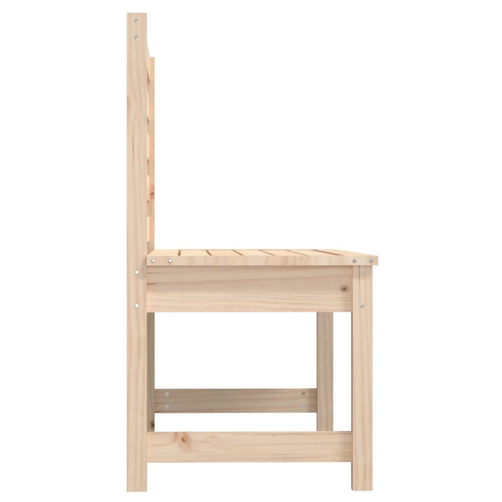 Trädgårdsbänk 109 Cm Massiv Furu