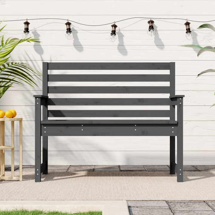 Trädgårdsbänk Honungsbrun 159,5X48X91,5 Cm Massiv Furu
