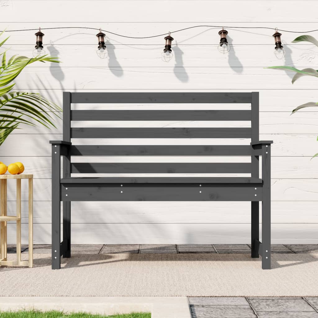 Trädgårdsbänk Honungsbrun 159,5X48X91,5 Cm Massiv Furu