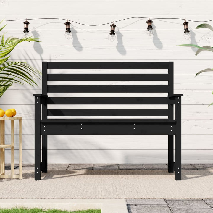 Trädgårdsbänk Honungsbrun 159,5X48X91,5 Cm Massiv Furu