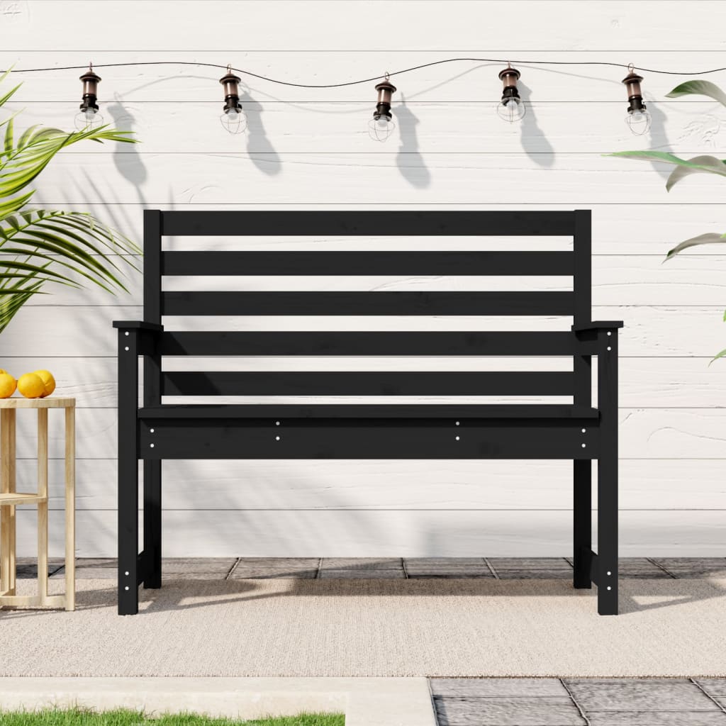 Trädgårdsbänk Honungsbrun 159,5X48X91,5 Cm Massiv Furu