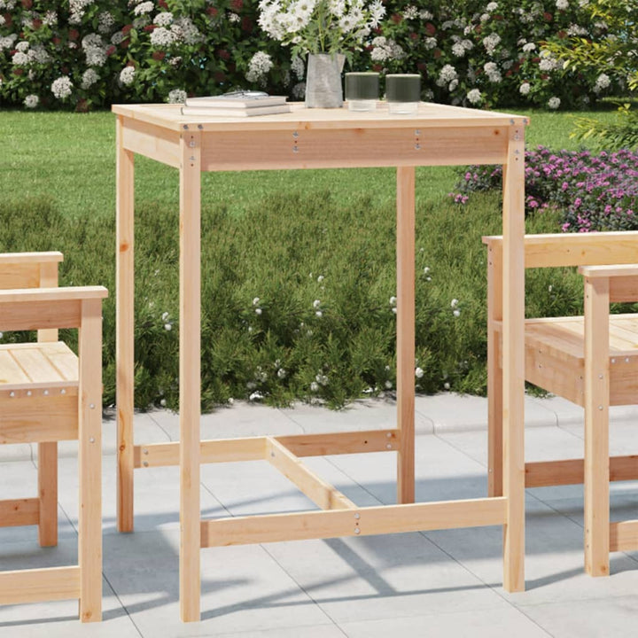 Trädgårdsbord 203,5X90X110 Cm Massiv Furu