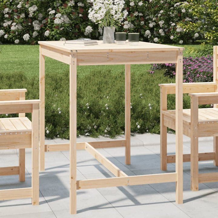 Trädgårdsbord 203,5X90X110 Cm Massiv Furu