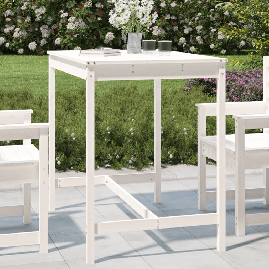 Trädgårdsbord 203,5X90X110 Cm Massiv Furu