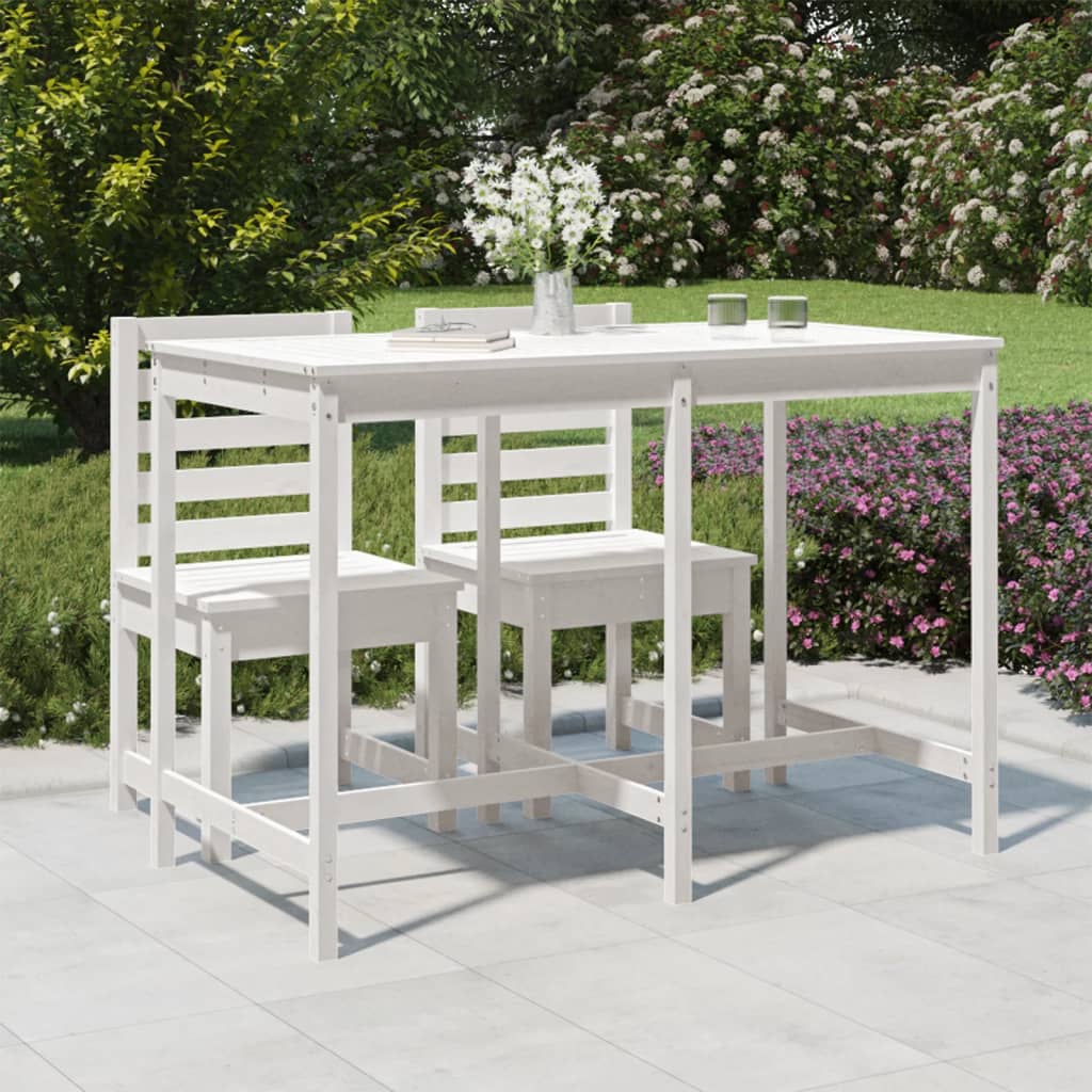 Trädgårdsbord 203,5X90X110 Cm Massiv Furu