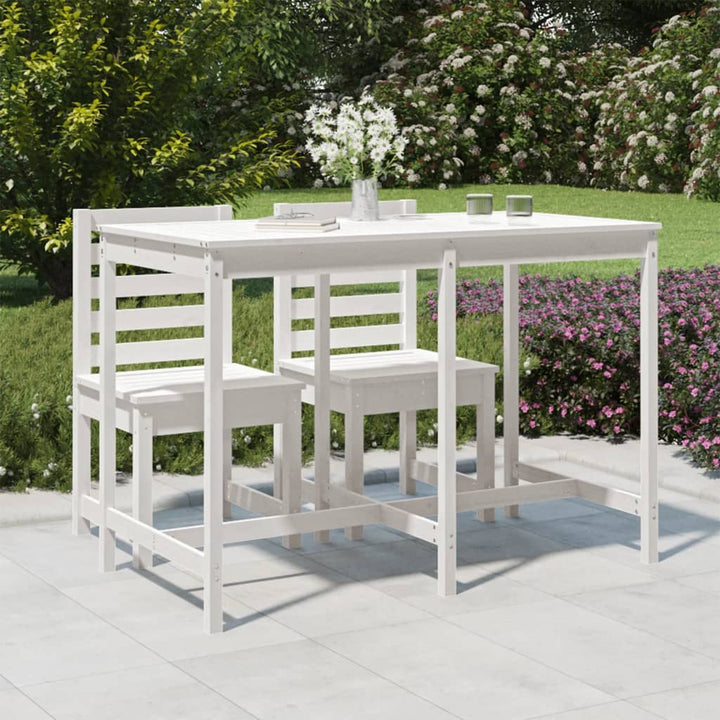 Trädgårdsbord 203,5X90X110 Cm Massiv Furu