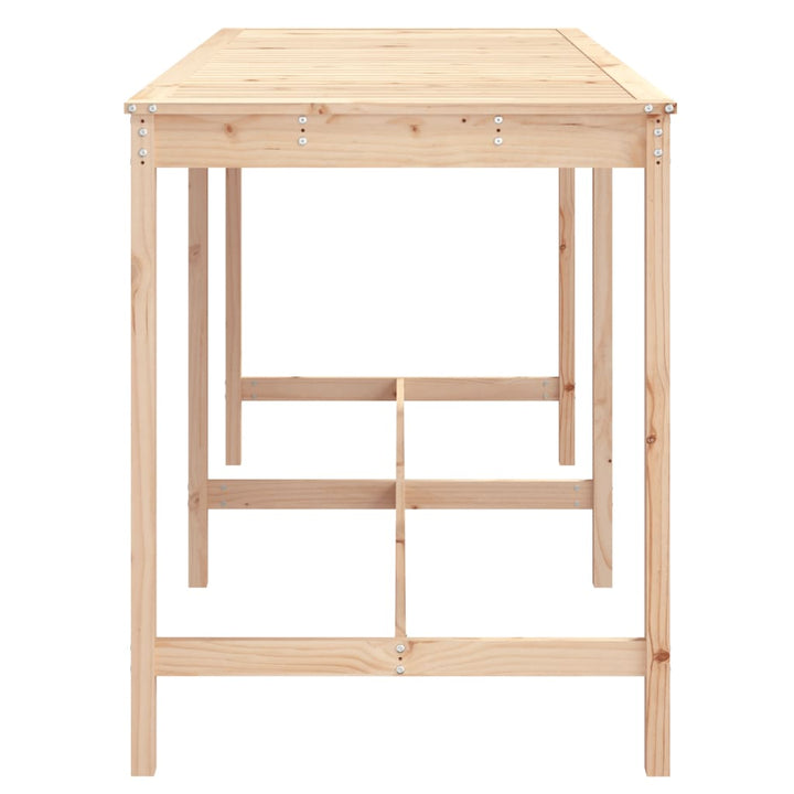 Trädgårdsbord 203,5X90X110 Cm Massiv Furu
