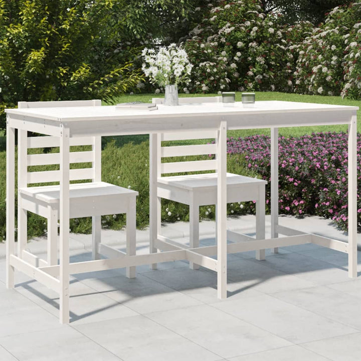 Trädgårdsbord 203,5X90X110 Cm Massiv Furu