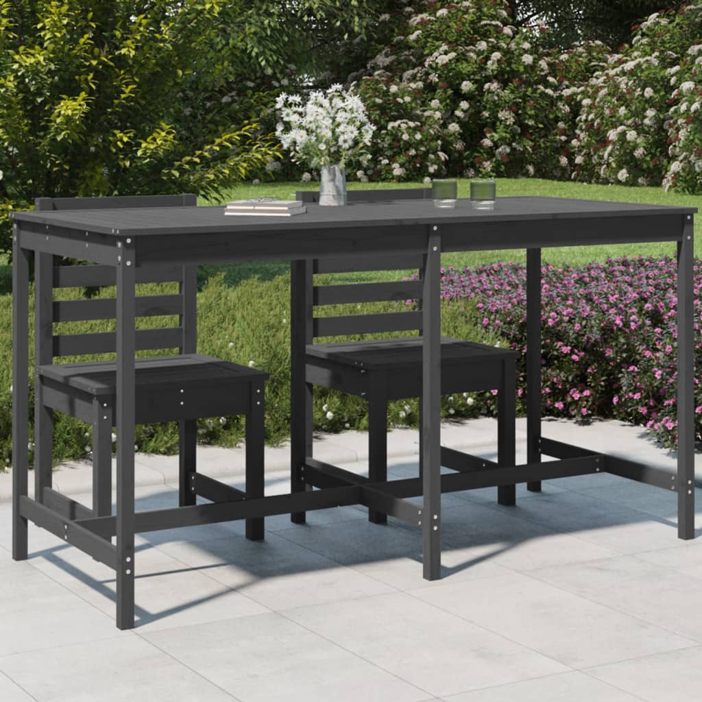 Trädgårdsbord 203,5X90X110 Cm Massiv Furu