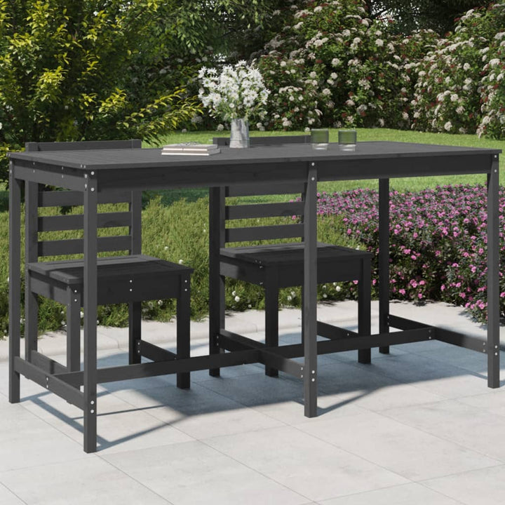 Trädgårdsbord 203,5X90X110 Cm Massiv Furu