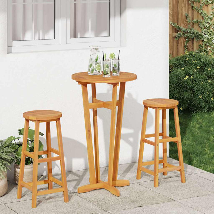 Ståbord För Utomhusbruk Ø60X105 Cm Massivt Akaciaträ