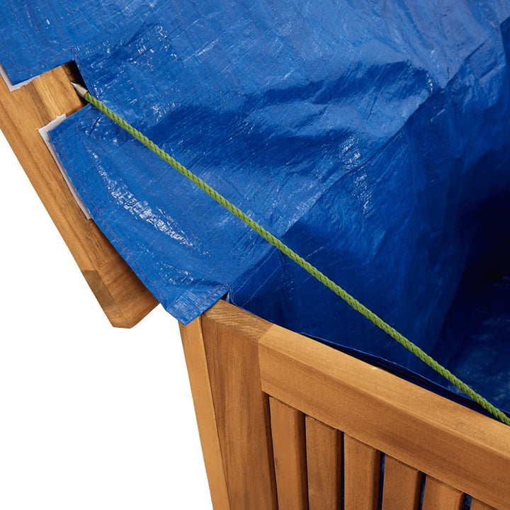 Dynbox 75X75X58 Cm Massivt Akaciaträ