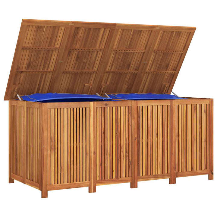 Dynbox Med Hjul 200X80X75 Cm Massivt Akaciaträ