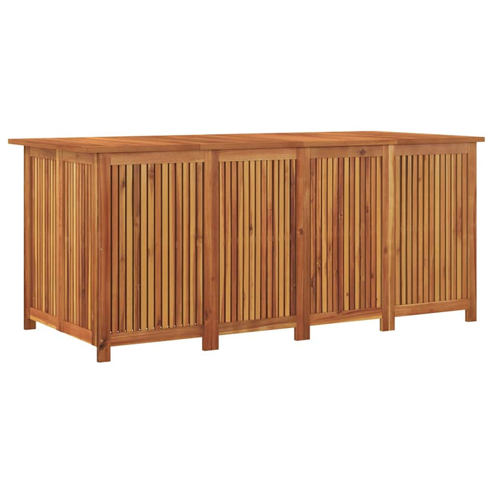 Dynbox Med Hjul 200X80X75 Cm Massivt Akaciaträ