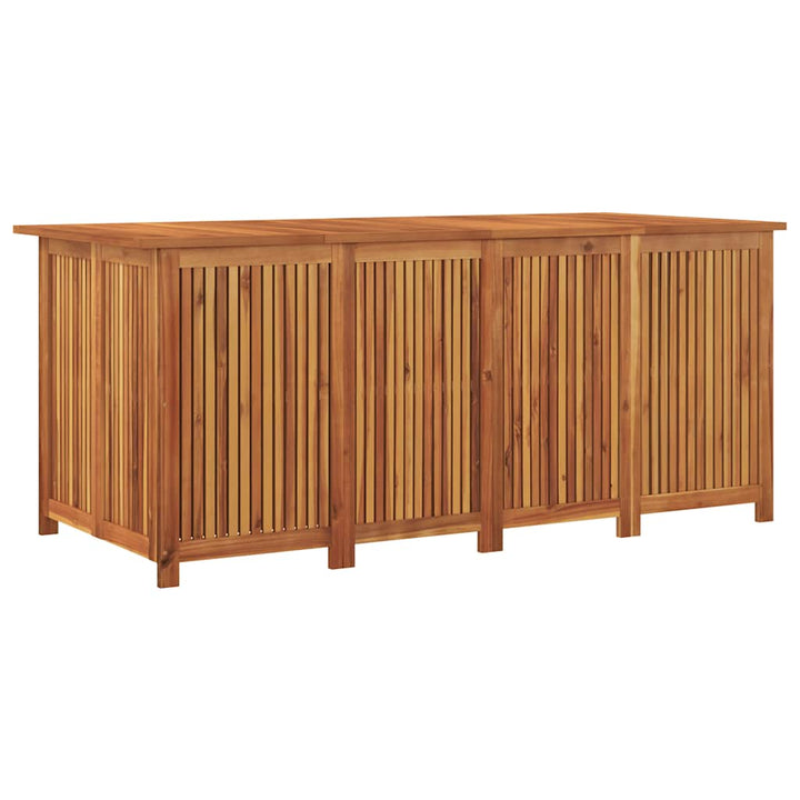 Dynbox Med Hjul 200X80X75 Cm Massivt Akaciaträ