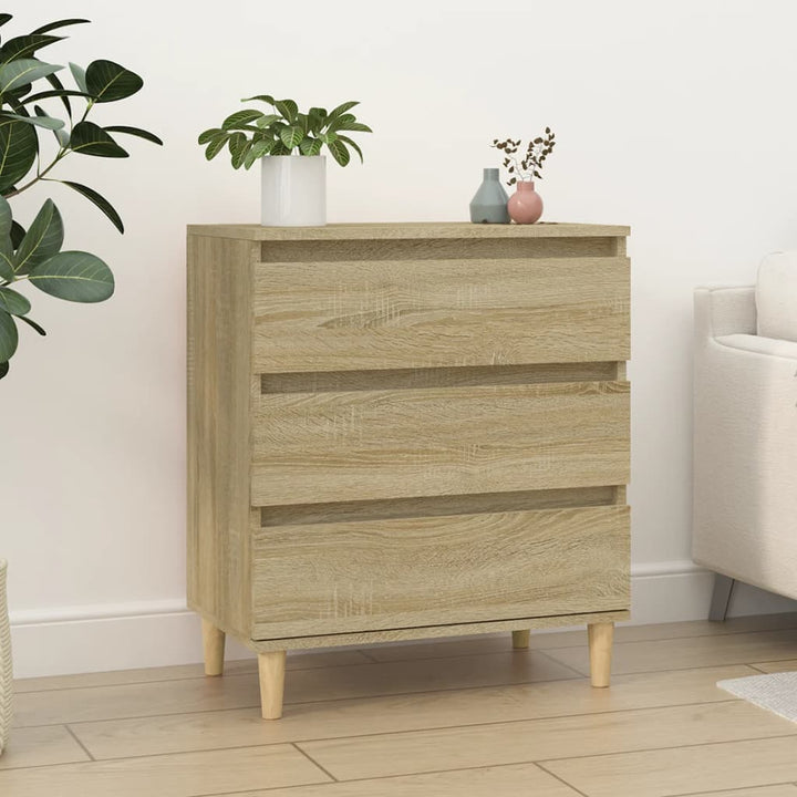 Byrå Ek 60X35X70 Cm Konstruerat Trä