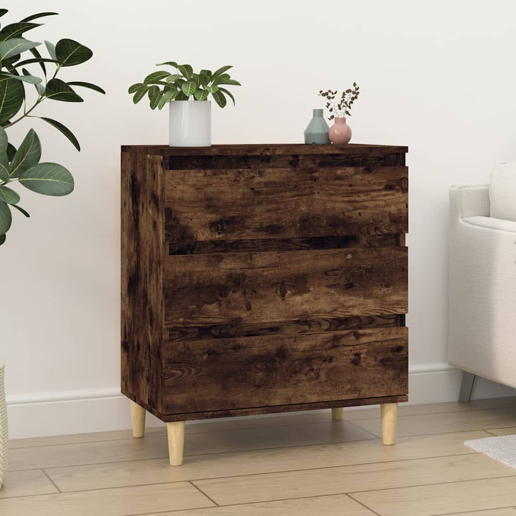 Byrå Ek 60X35X70 Cm Konstruerat Trä