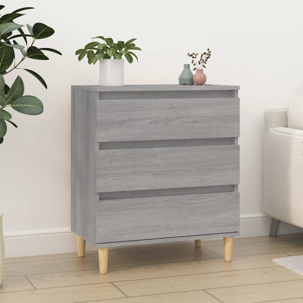 Byrå Ek 60X35X70 Cm Konstruerat Trä