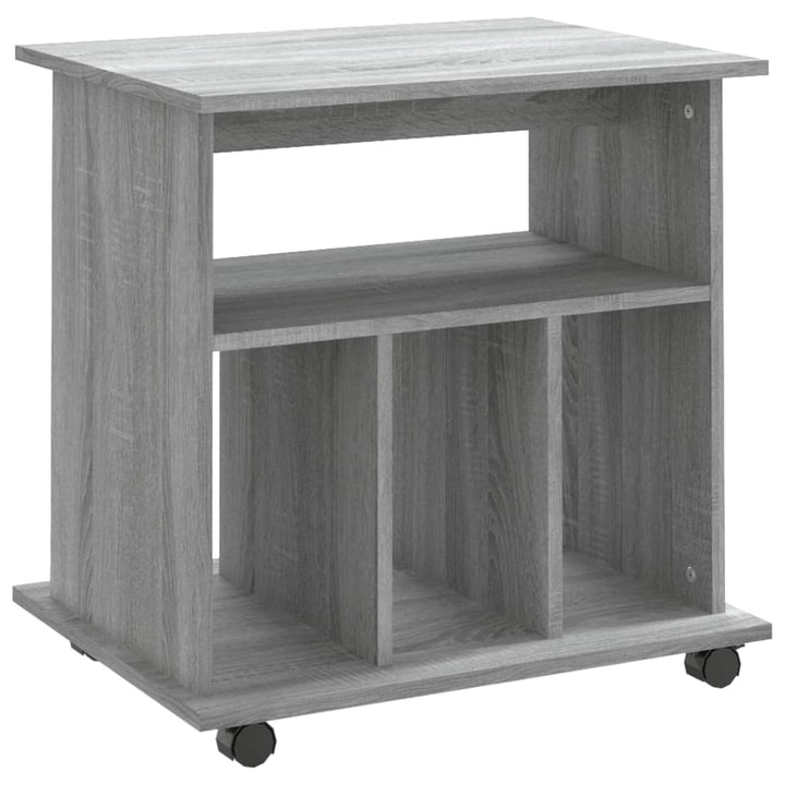 Skåp Med Hjul 60X45X60 Cm Konstruerat Trä